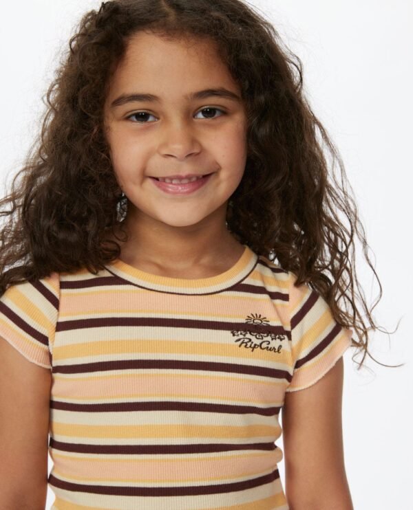 Alternative view of Crystal Stripe Short Sleeve Tee - Girls (1-8 years)