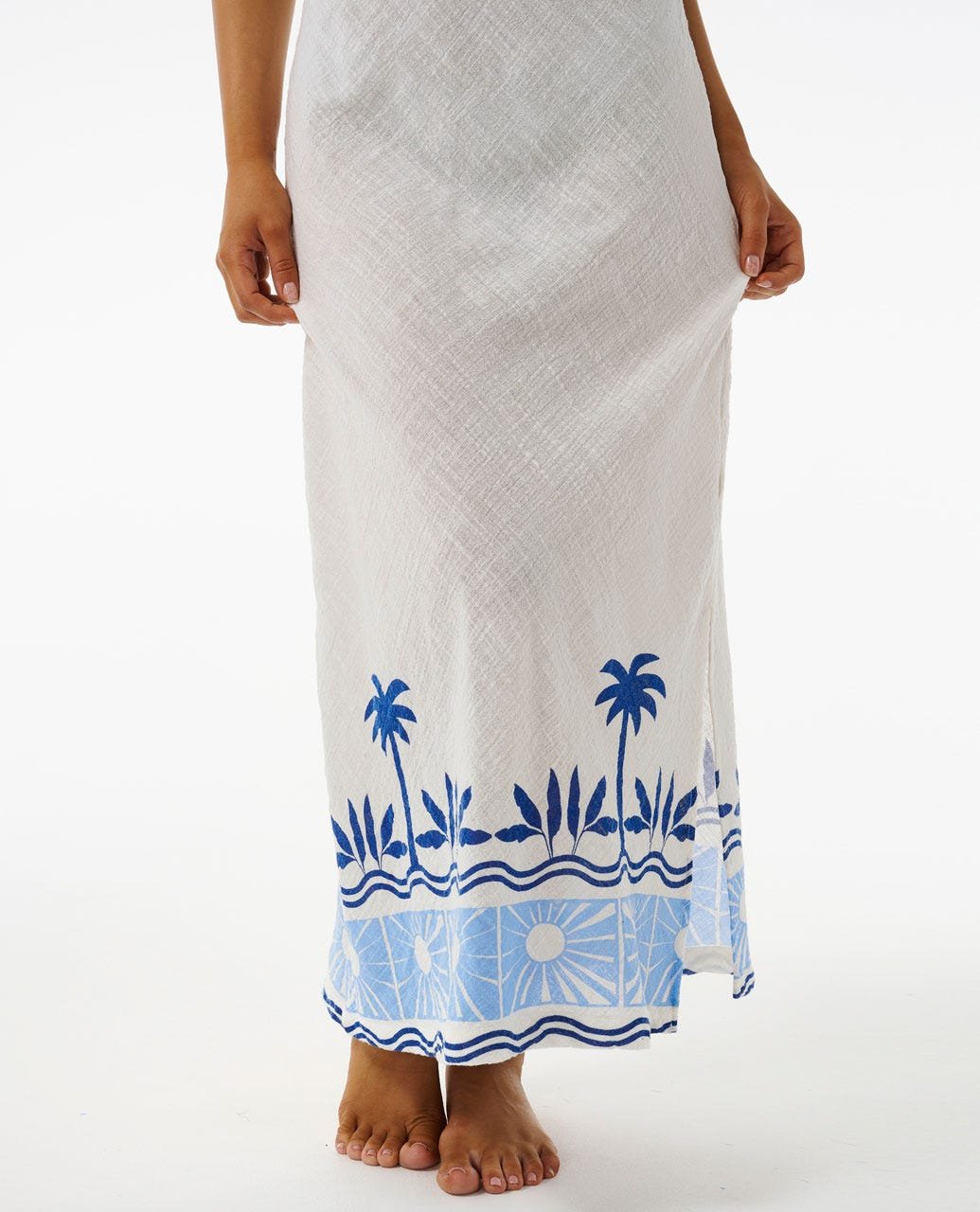 Santorini Sun Printed Maxi Dress - Image 4