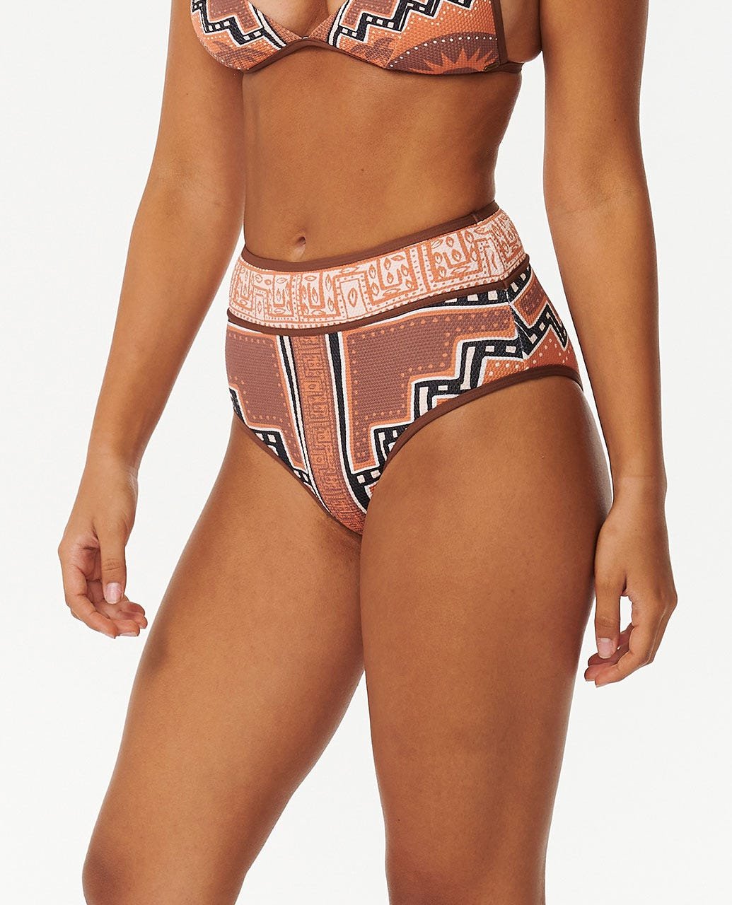 Pacific Dreams High Waisted Good Coverage Bikini Bottoms - Image 2