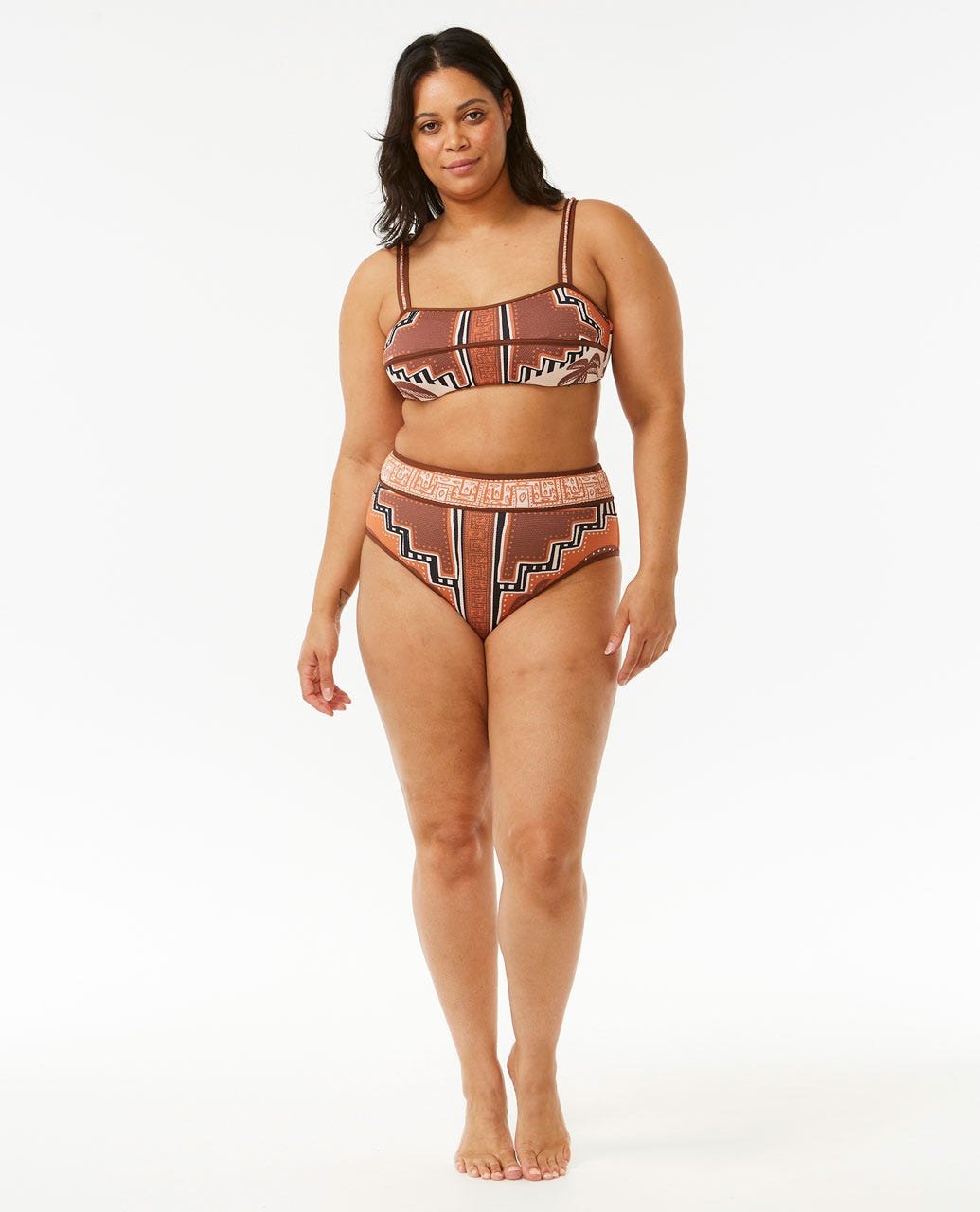 Pacific Dreams High Waisted Good Coverage Bikini Bottoms - Image 7