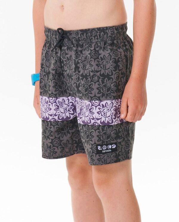 Alternative view of Earth Waves Volley Boardshorts - Kids (8-16 years)