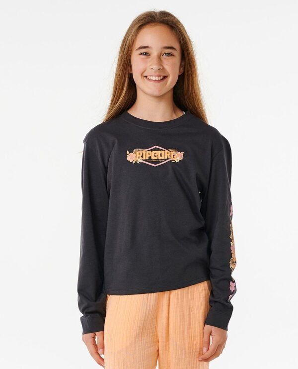 Hidden Tropic Long Sleeve Tee - Girls (8-14 years)