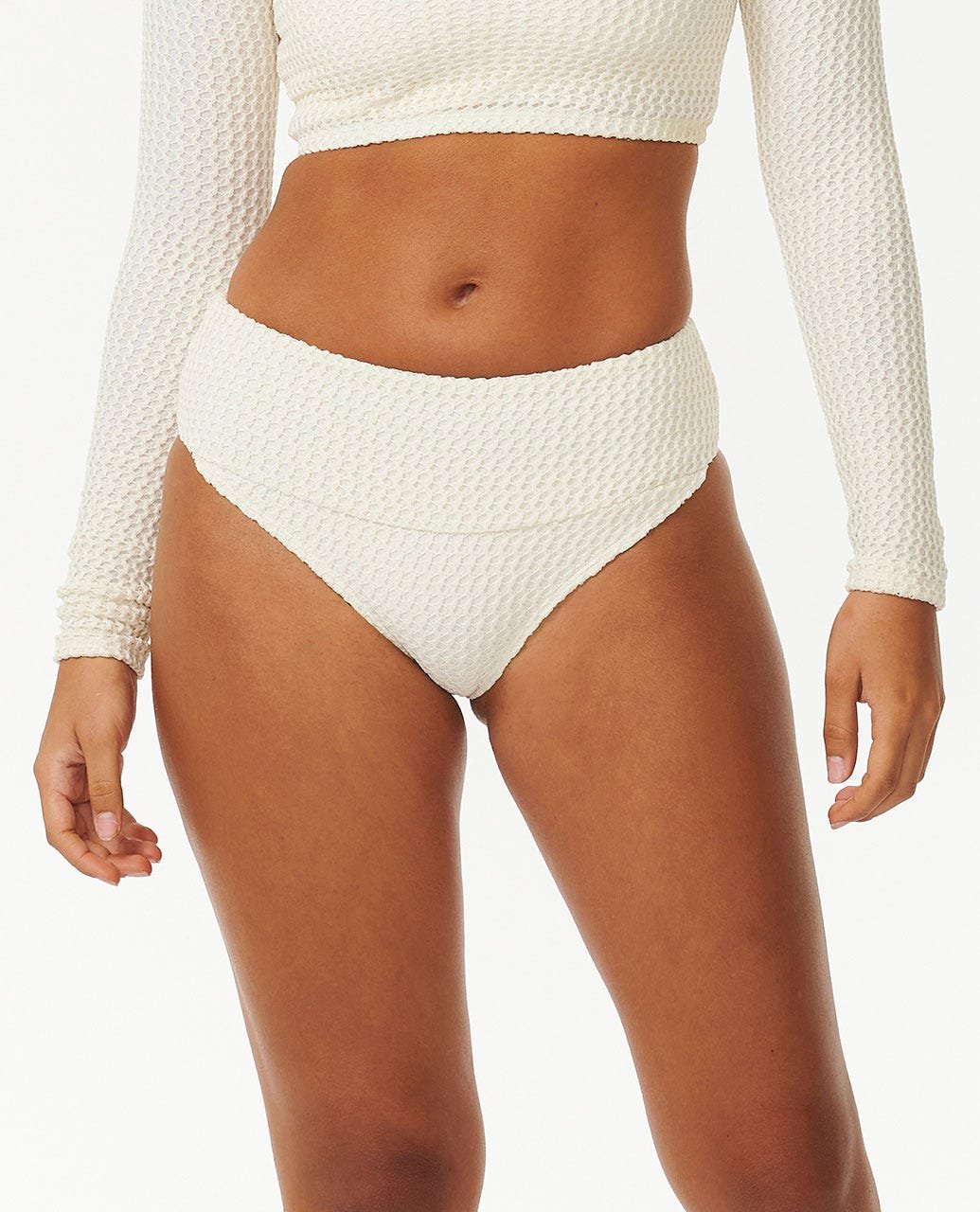 Ellis High Waisted Good Coverage Bikini Bottoms