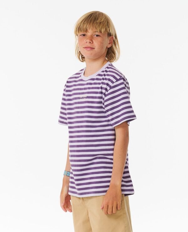 Alternative view of Earth Waves Stripe Tee - Kids (8-16 years)