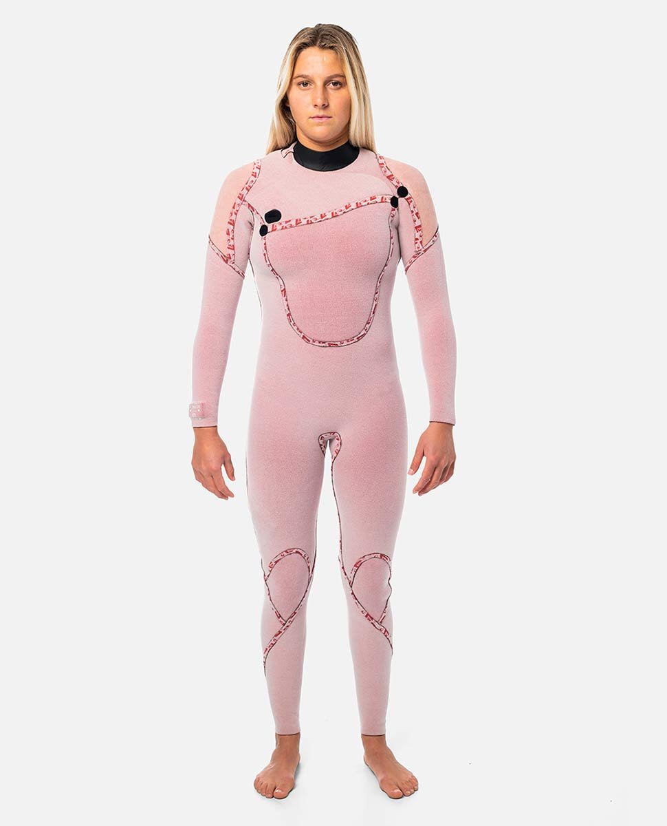 Women's E7 Flashbomb Heat Seeker 4/3 Zip Free Wetsuit - Image 6