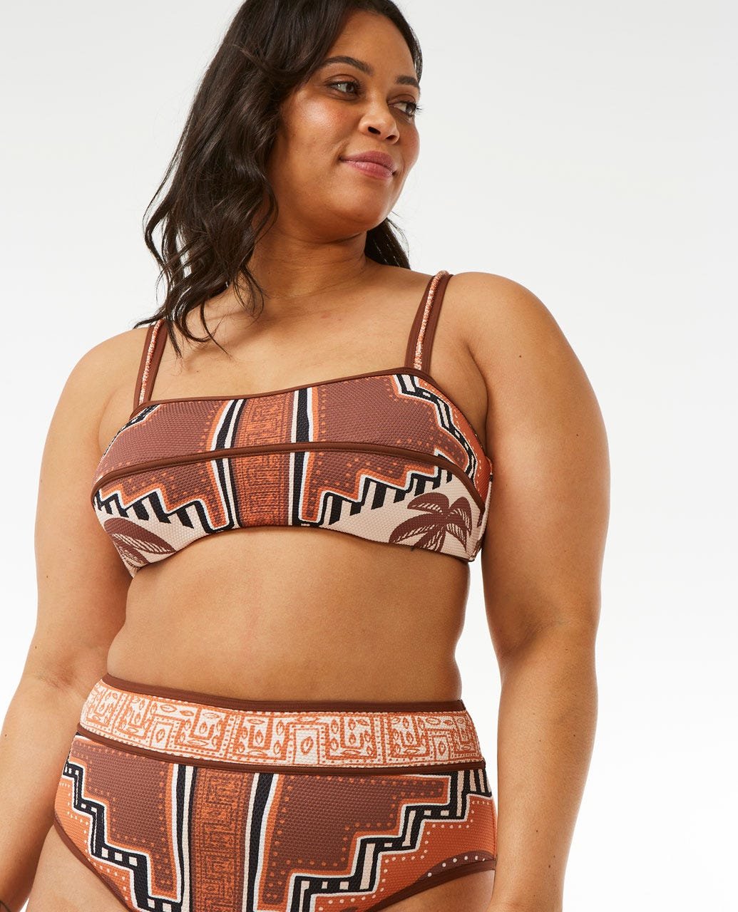 Pacific Dreams High Waisted Good Coverage Bikini Bottoms - Image 8